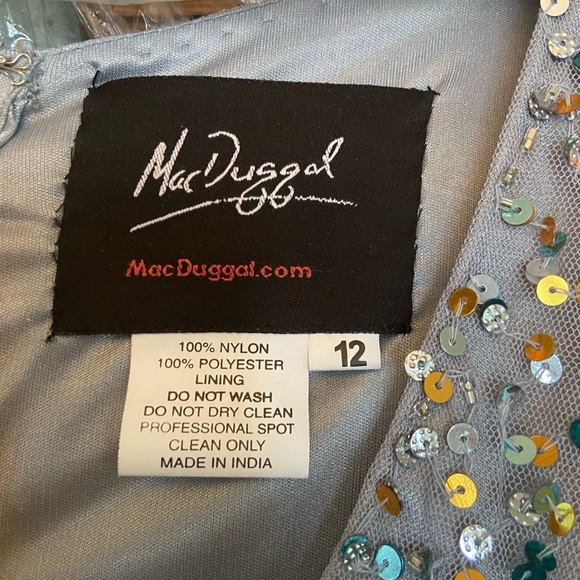 Evening gown. Never worn. Mac Duggal brand bought from Saks Fifth Ave. - Picture 4 of 5